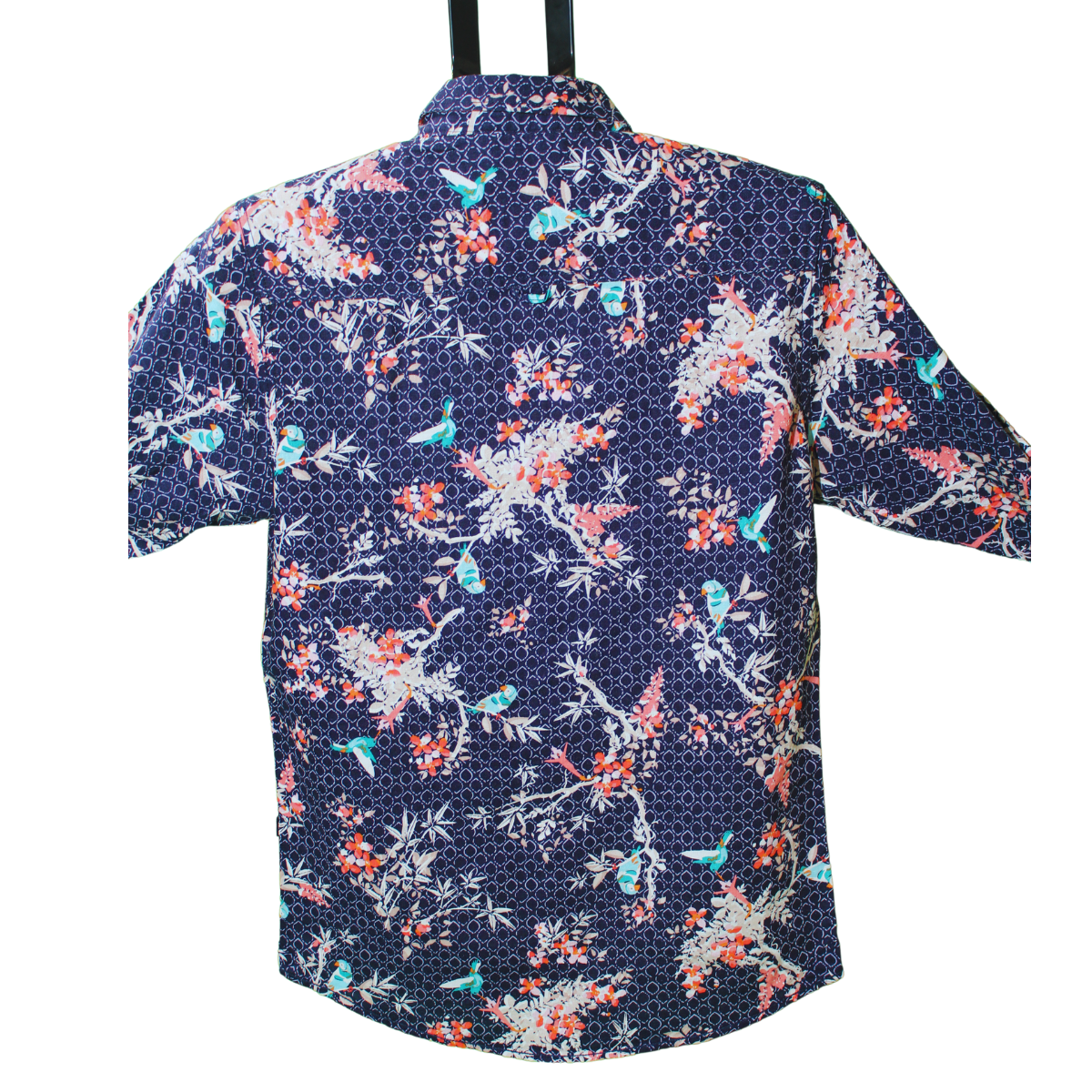 Red and Grey Paisley Pattern Shirt