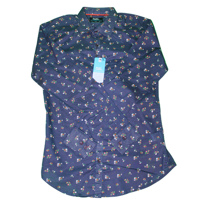 Yellow Floral long sleeve Shirts