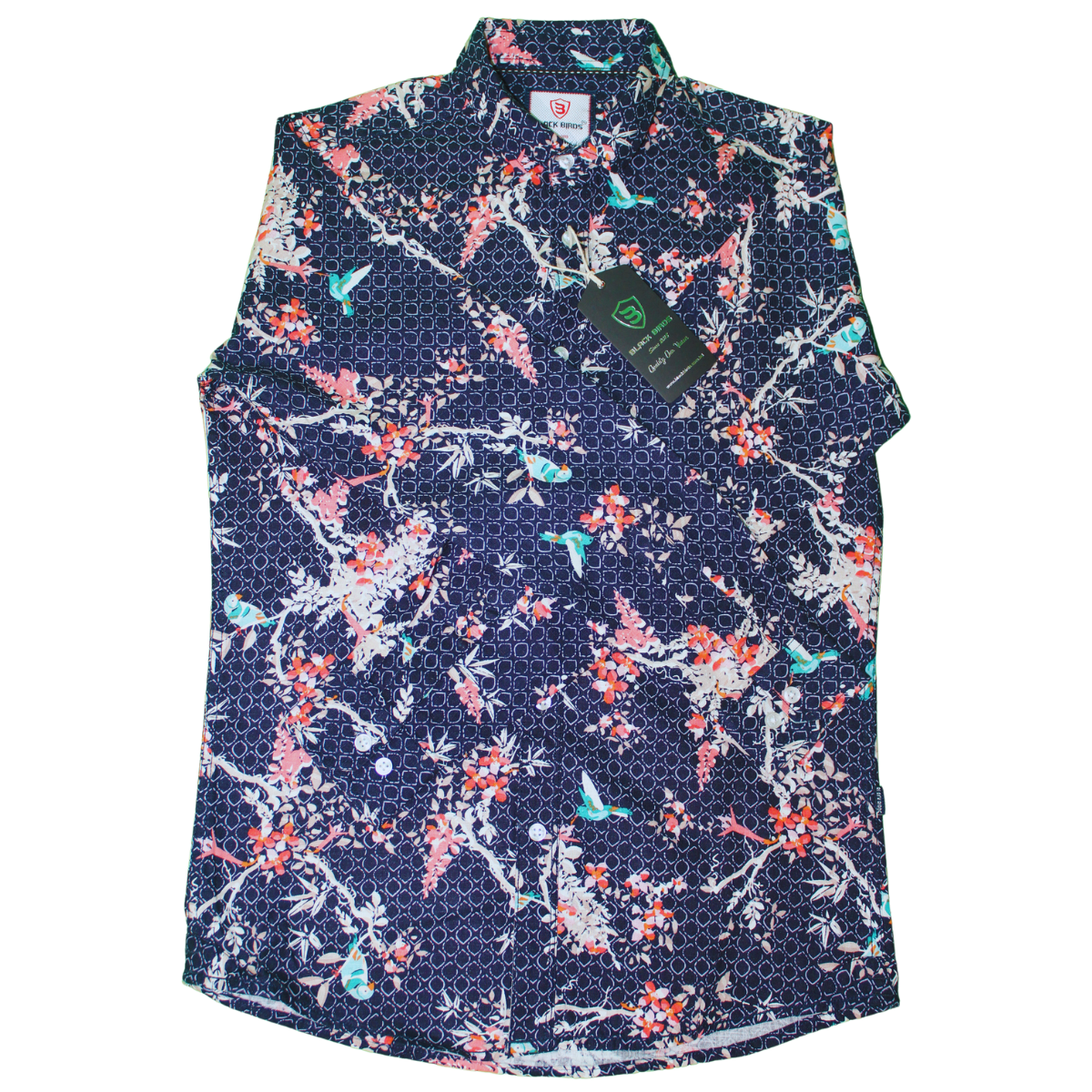 Red and Grey Paisley Pattern Shirt
