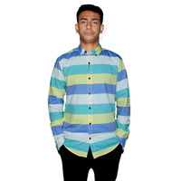 Blue, Yellow & Green Shirt