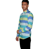Blue, Yellow & Green Shirt