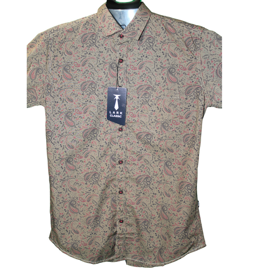 Casual Printed light brown Shirt