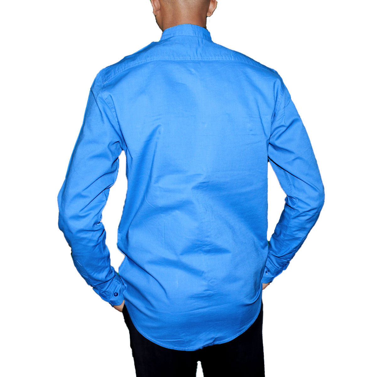 Tropical Floral Navy Blue Shirt