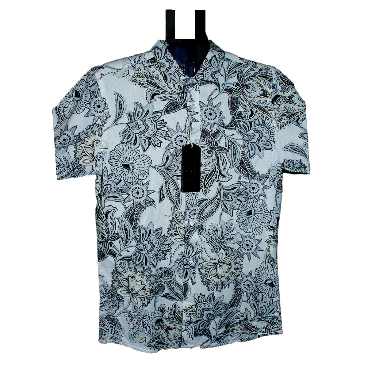 Tropical Print Button Shirt
