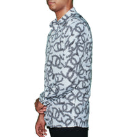 Zigzag Floral Print Shirt