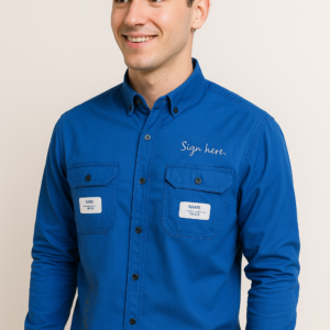 Blue Graphic Printed Shirt