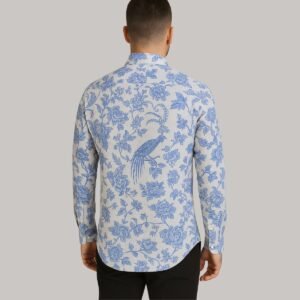 Blue Floral Shirt