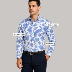 Blue Floral Shirt
