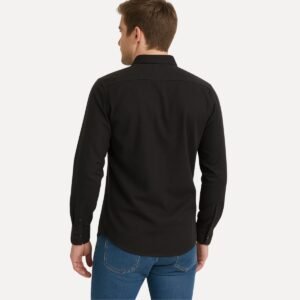 Classic Black Long Sleeve Shirt for Men